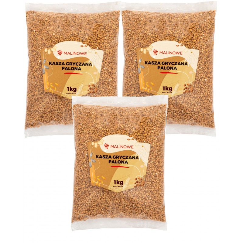 Zestaw Kasza gryczana palona 3x1kg
