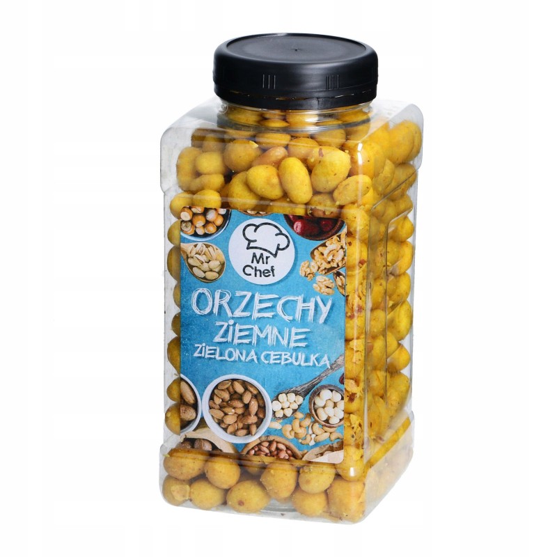 Słoik orzechy ziemne zielona cebulka 400g