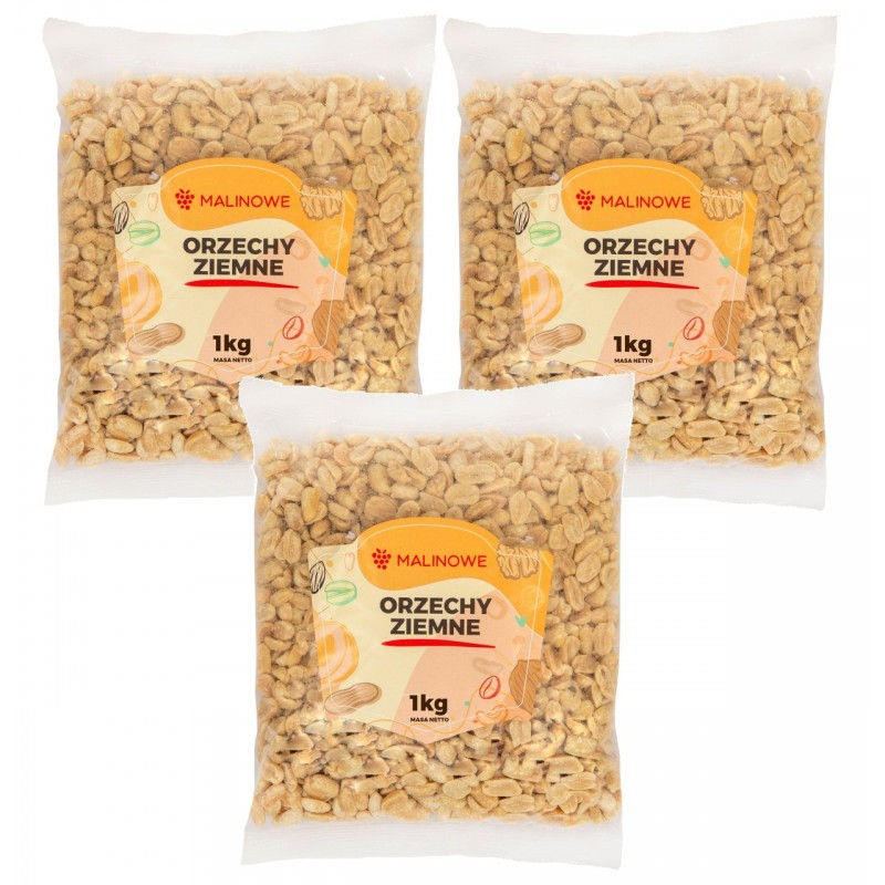 Zestaw orzechy ziemne 3x1kg