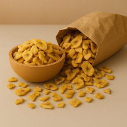 Chipsy bananowe kawałki 500g