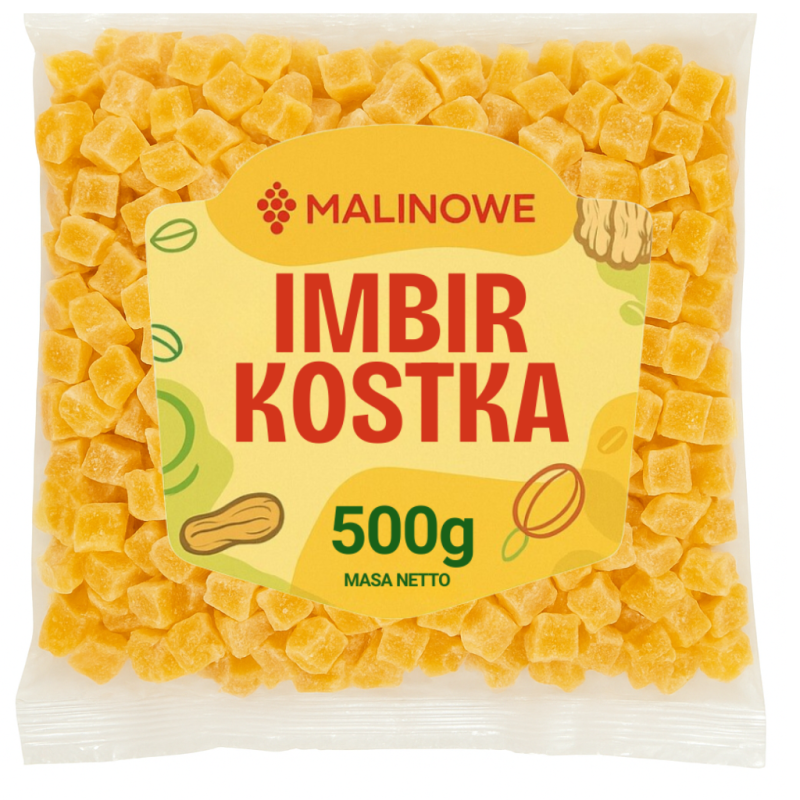 Imbir kandyzowany 500g