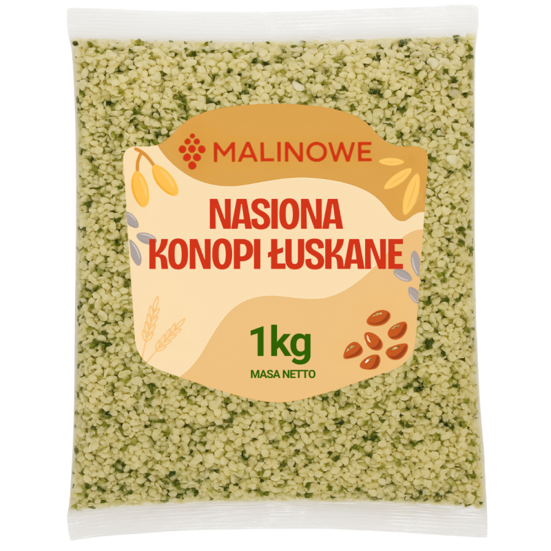 Nasiona konopi łuskane 1kg