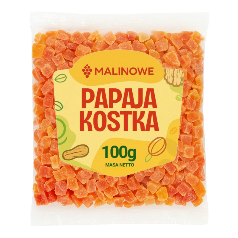 Papaja kostka 100g