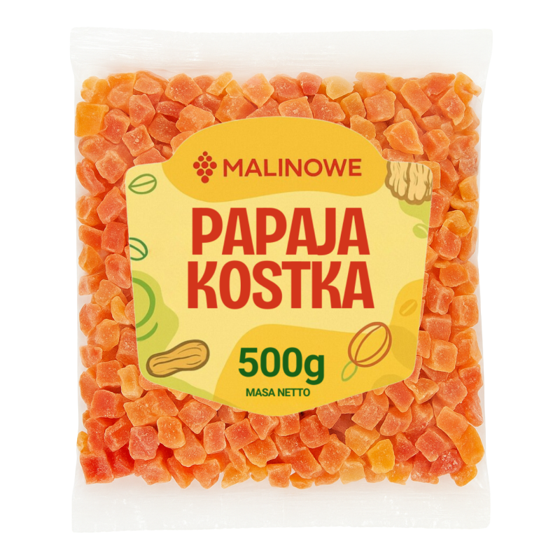Papaja kostka 500g