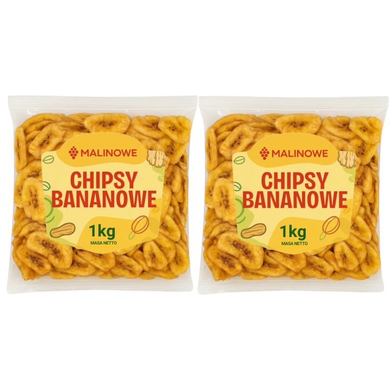 Zestaw Chipsy bananowe 2x1kg